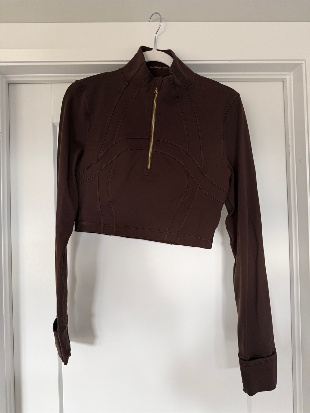 Lululemon Define Cropped Half-Zip